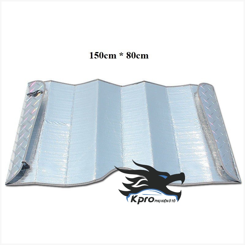 Tấm che nắng kính trước ô tô phản quang 80cm x 150cm - Hàng Kpro chất lượng cao