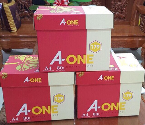 GIẤY AONE 80gsm A4 (1 REAM= 500 tờ)