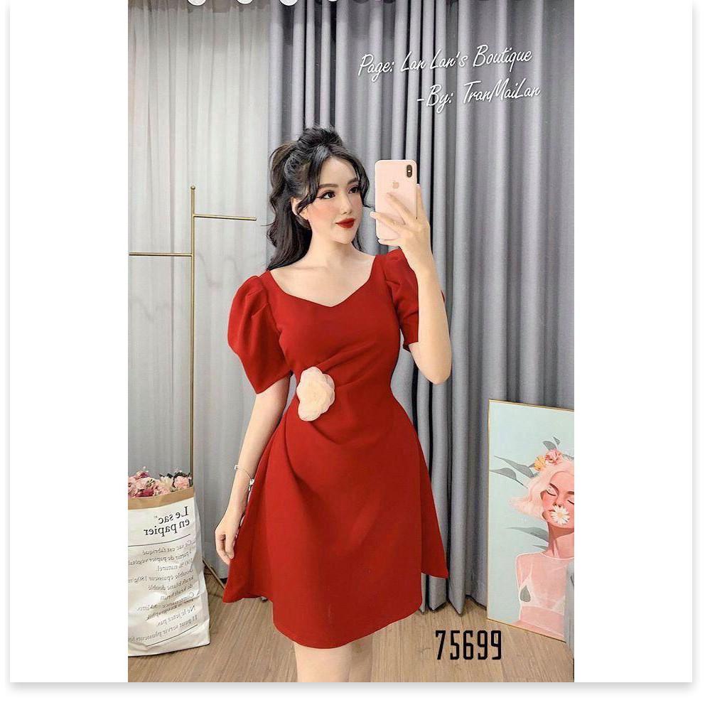 ĐẦM XÒE NỮ SANG CHẢNH KÈM HOA CỰC ĐẸP
