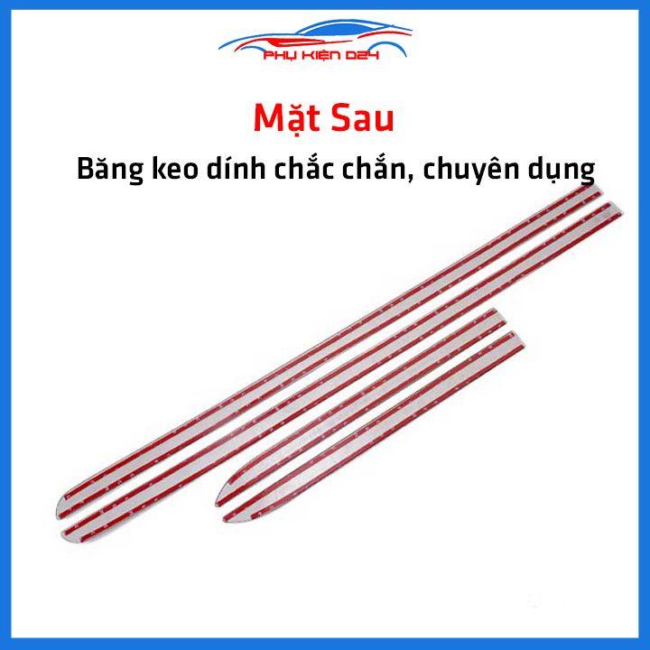 Bộ ốp nẹp sườn Cerato 2016-2017-2018 mạ crom trang trí làm đẹp xe