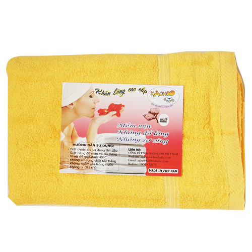 Khăm tắm cotton 1,4 mét, dùng để quấn bé, tắm cho người lớn và trẻ em