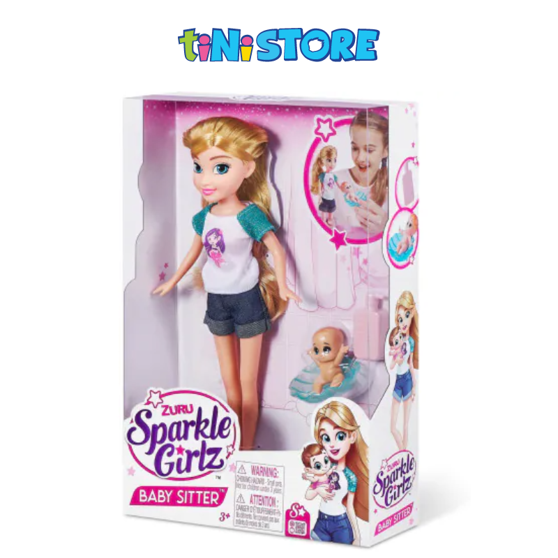 Bộ đồ chơi búp bê chăm sóc bé yêu Sparkle Girlz