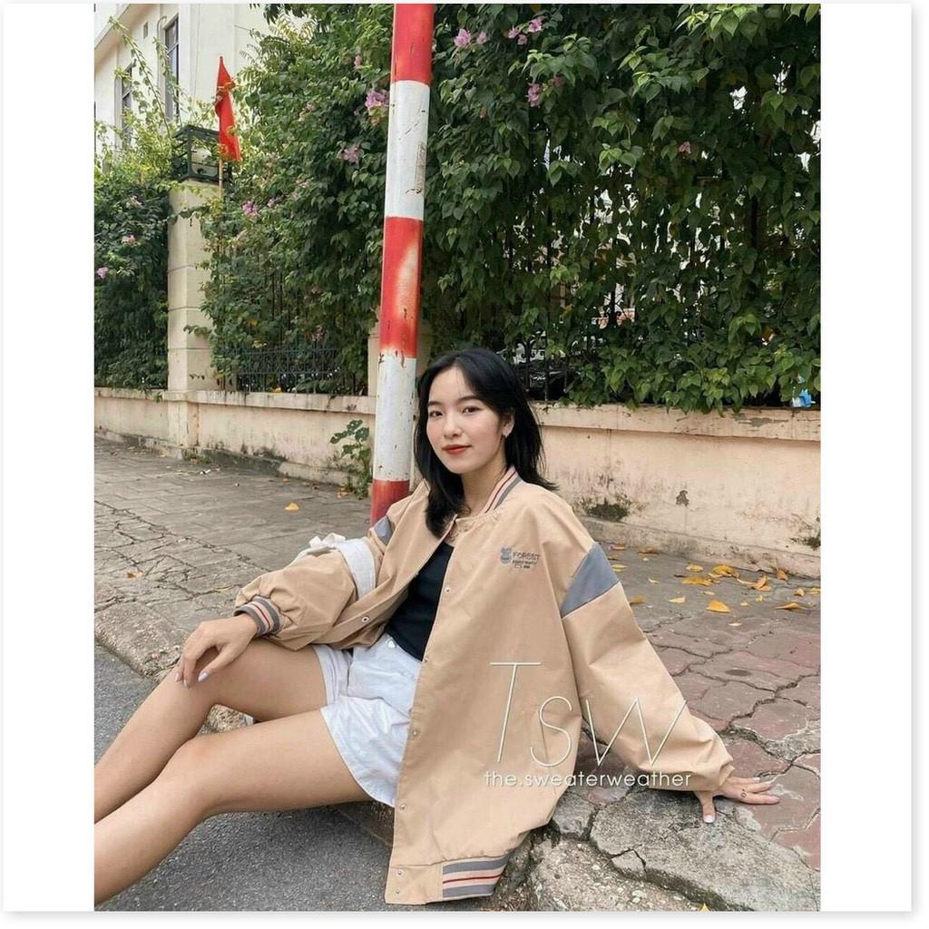 Áo khoác dù bomber 2 lớp cực hot form rộng