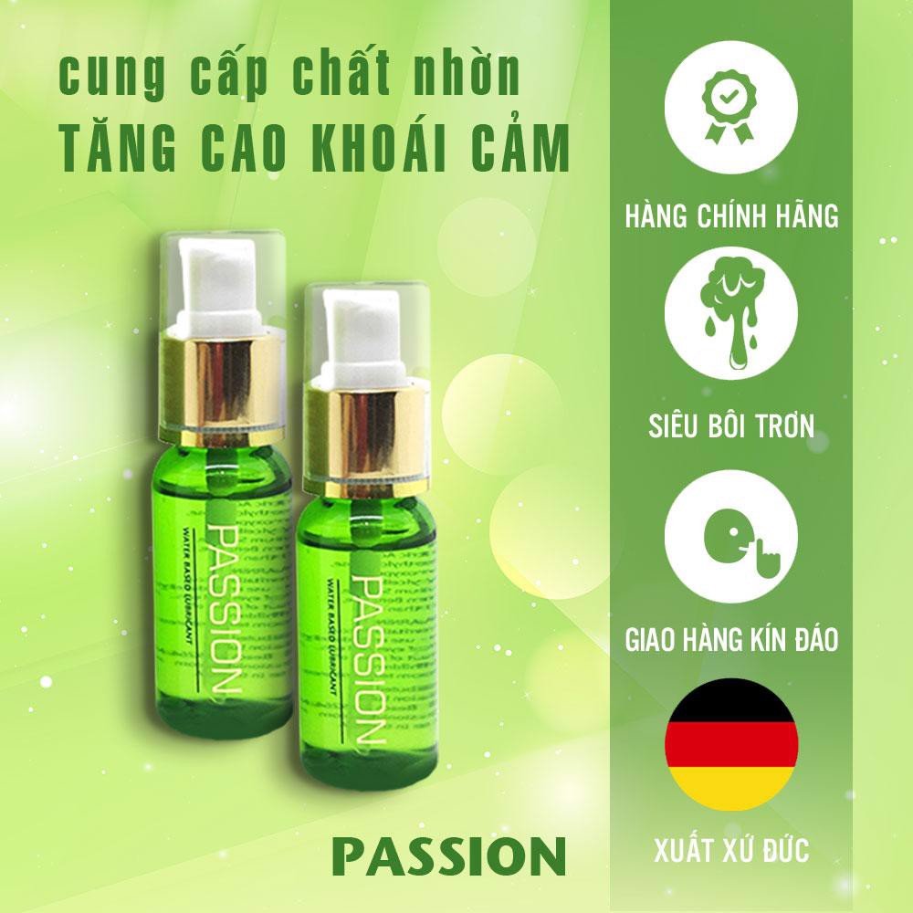 Gel bôi trơn massage nữ - Passion tặng kèm