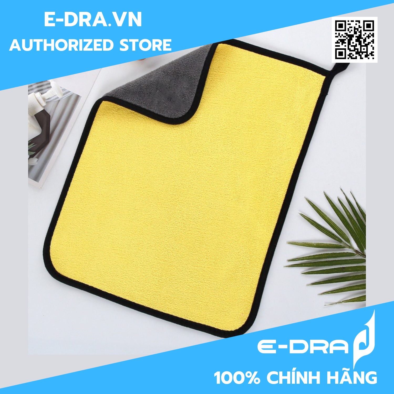 Khăn microfiber dùng cho lau ghế và các sản phẩm điện tử E-Dra - Hàng nhập khẩu