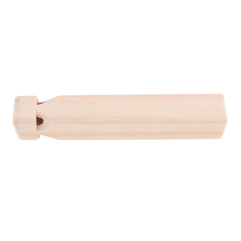 Train Whistle Wood Engraved Wooden Train Flute Whistle Music Teaching Toy