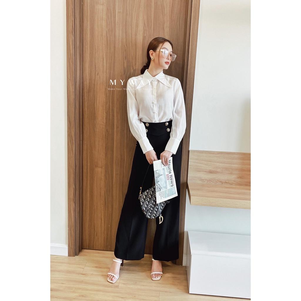 Quần Tây Nữ MY WAY Ống Rộng Đai Bản To Sang Trọng 1MQ0127