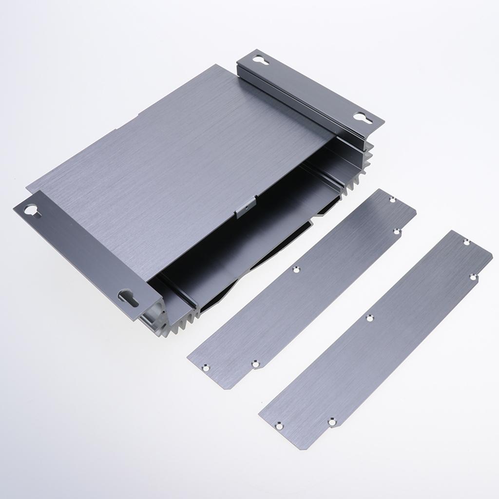 250x140x53mm Aluminum PCB instrument Box Enclosure DIY Electronic Case NEW