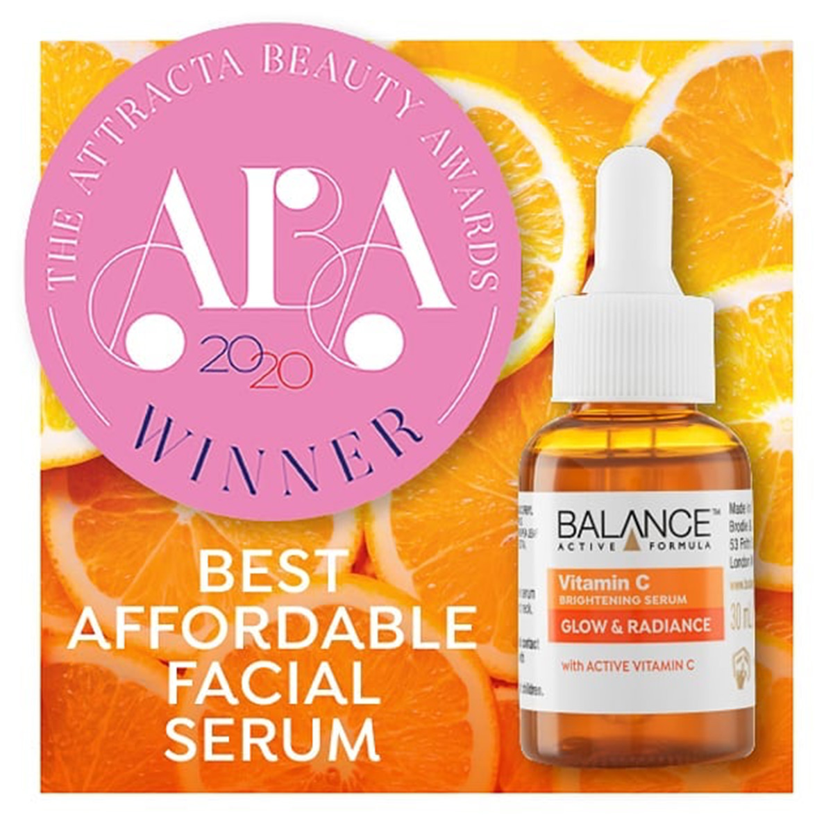 Serum Balance Active Formula Vitamin C Brightening Giúp Da Trắng Sáng, Giảm Vết Thâm 30ml