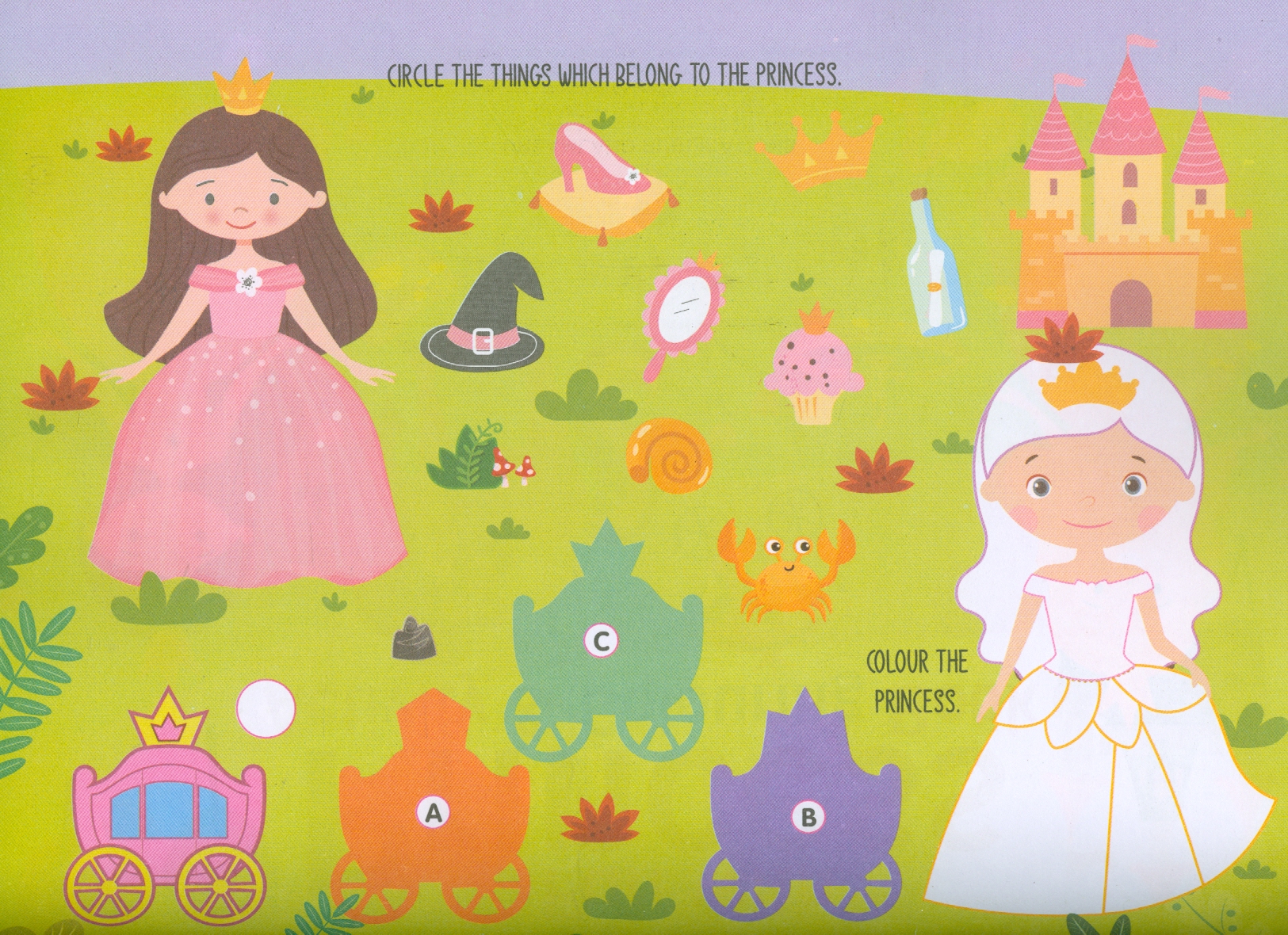 Fun With Princess - Activity And Colouring Book (Sách Tô Màu Cho Trẻ Em - Vui Cùng Công Chúa)