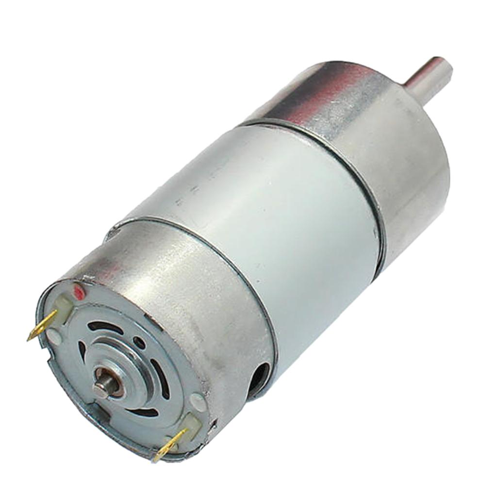 12VDC Động Cơ Giảm Tốc Mô-men Xoắn Cao Giảm Tốc Độ Động Cơ Giảm Tốc Trung Tâm Trục Đầu Ra