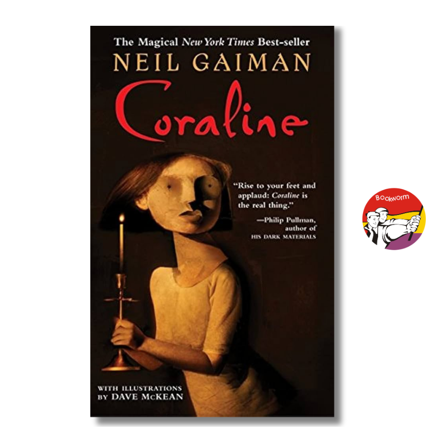 Sách - Coraline by Neil Gaiman | Fantasy / Horror / Fiction for Young Adult / Ngoại văn khổ nhỏ