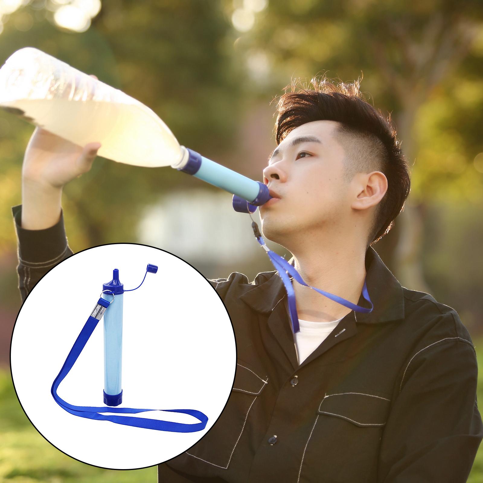 Portable Purifier Water Filter Straw Camping Travel Emergency Survival Tool