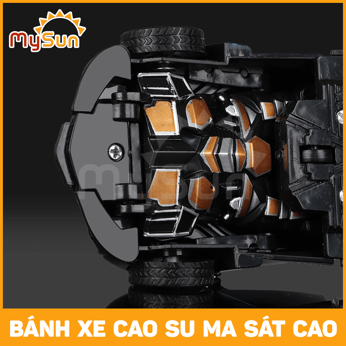 Xe ô tô biến hình robot rô bốt đồ chơi mô hình oto cho bé MySun