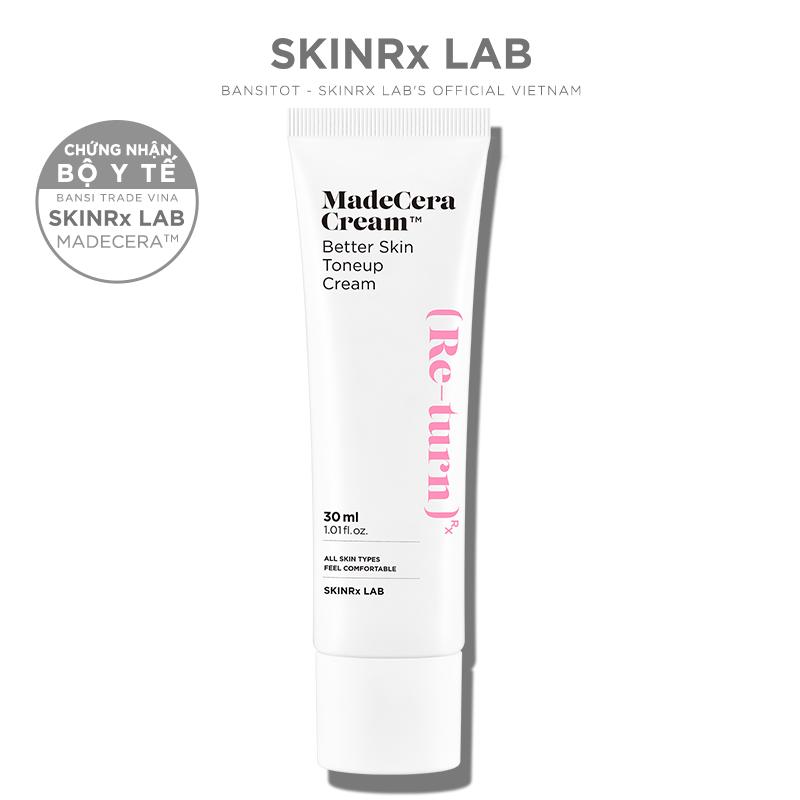 Hình ảnh Kem chống nắng dưỡng trắng, CC cream SKINRx Lab MadeCera Cream Better Skin Tone-Up Cream SPF50+ PA++++ 30ml