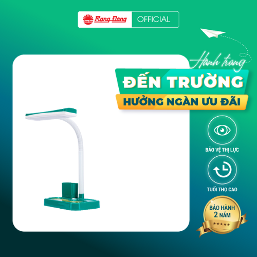 Đèn bàn Bảo vệ Thị lực Rạng Đông Model: RD-RL-01.V2 Mẫu Mới Cải Tiến Có Ống Cắm Bút