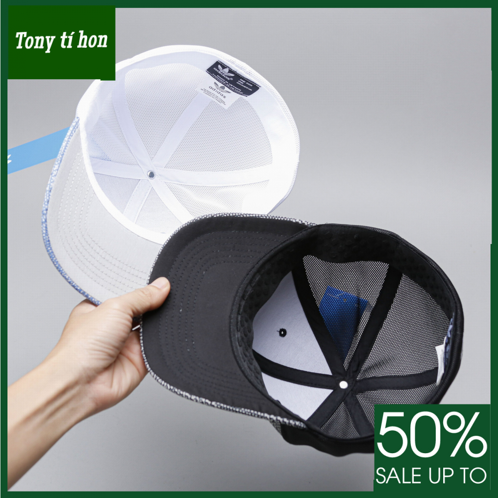 Tony tí hon - Mũ/nón kết lưỡi trai camo bít đuôi thời trang nam nữ cao cấp - xanh phối trắng / xám phối đen