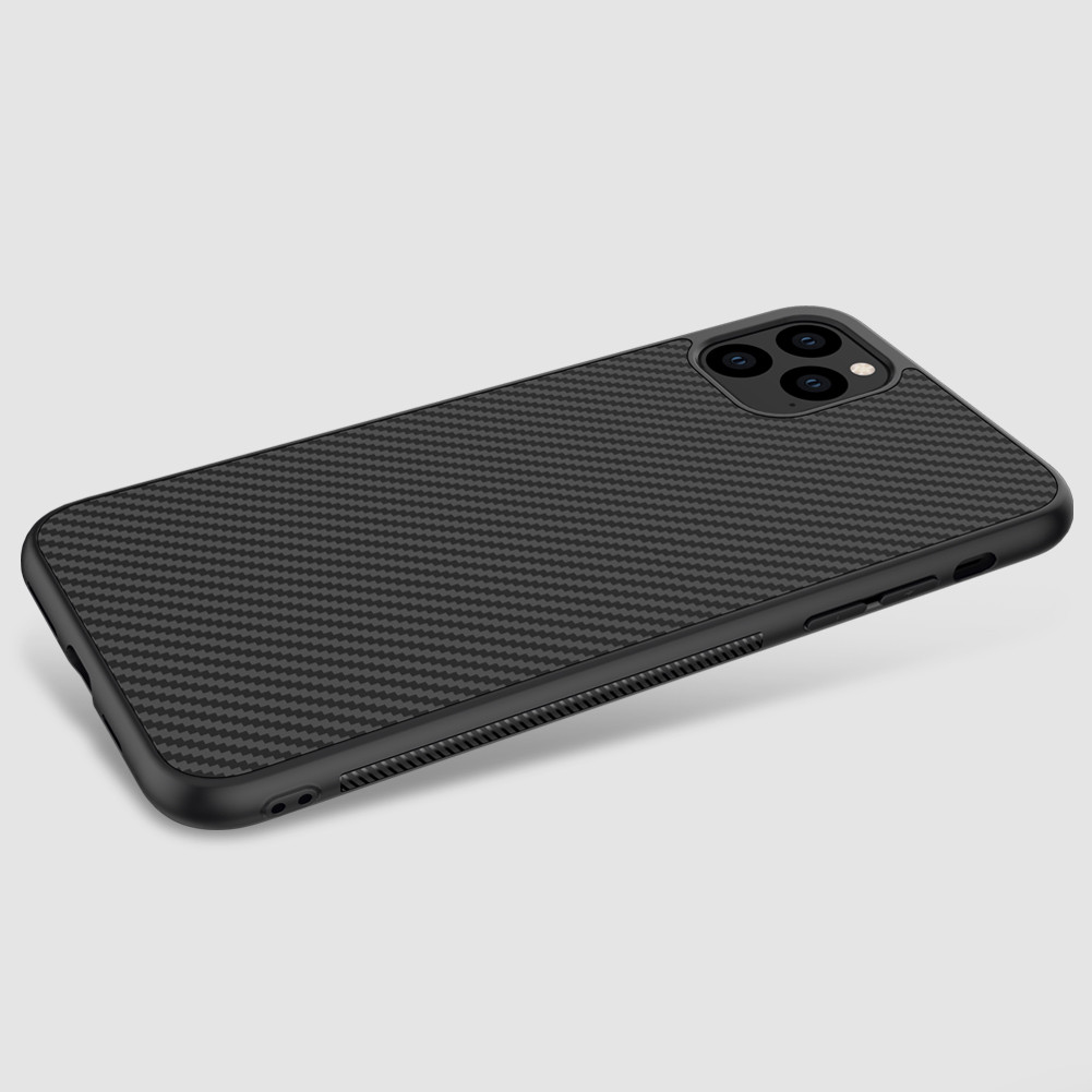 Ốp lưng sợi Carbon cho iPhone 11 Pro Max hiệu Nillkin (Sợi carbon cao cấp, siêu bền, chống mọi va đập) - Hàng chính hãng