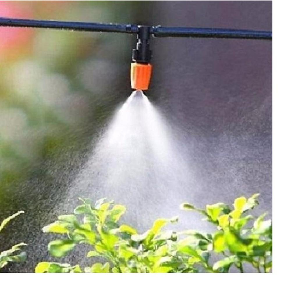 10 Béc phun sương CAM-Xám có kèm Tê nối