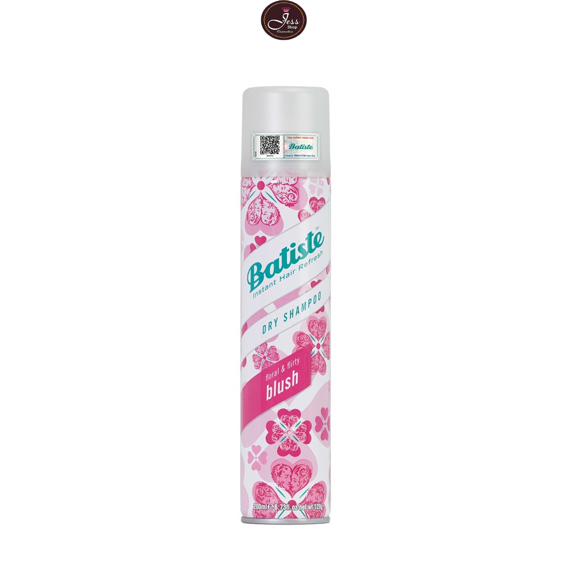 Dầu Gội Khô Số 1 Anh Batiste Dry Shampoo Floral & Flirty Blush 200ml