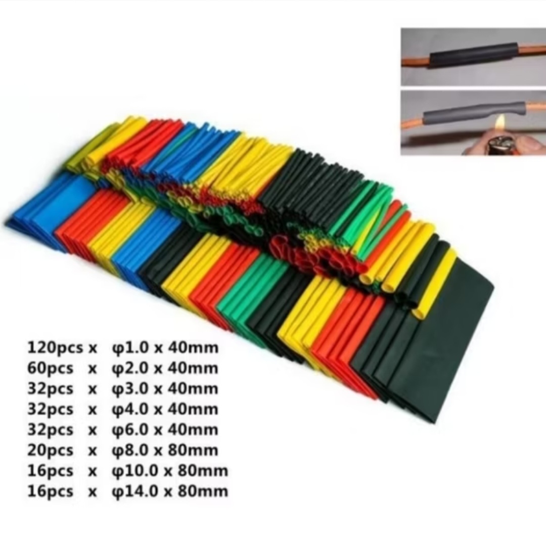 BỘ 328 CÁI ỐNG GEN CO NHIỆT CÁCH ĐIỆN ĐỦ LOẠI KÍCH CỠ THUẬN TIỆN CHO MỌI NHÀ