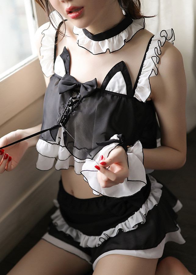 Cosplay hầu gái sexy anime maid cute Váy đầm ngủ cosplay cô hầu gái gợi cảm