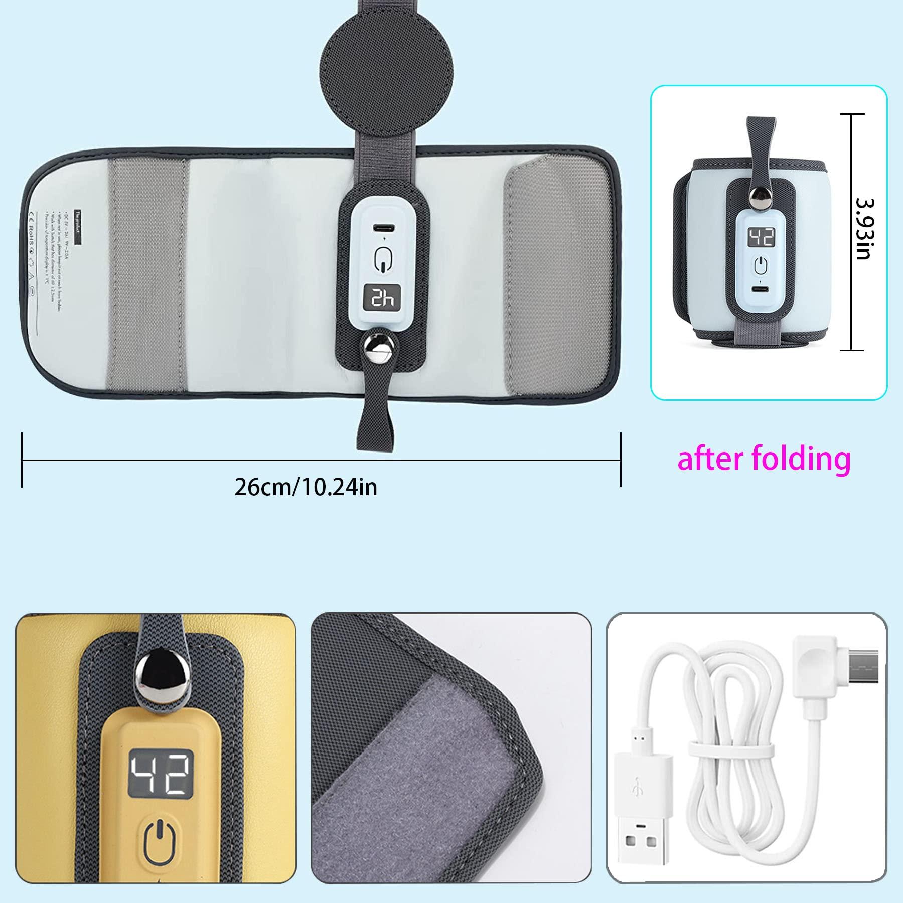 Băng bé ấm hơn, ấm hơn chai USB, ấm hơn bình cầm, nhiệt độ có thể điều chỉnh bình tĩnh hơn bình tĩnh hơn, túi ấm hơn cho sữa