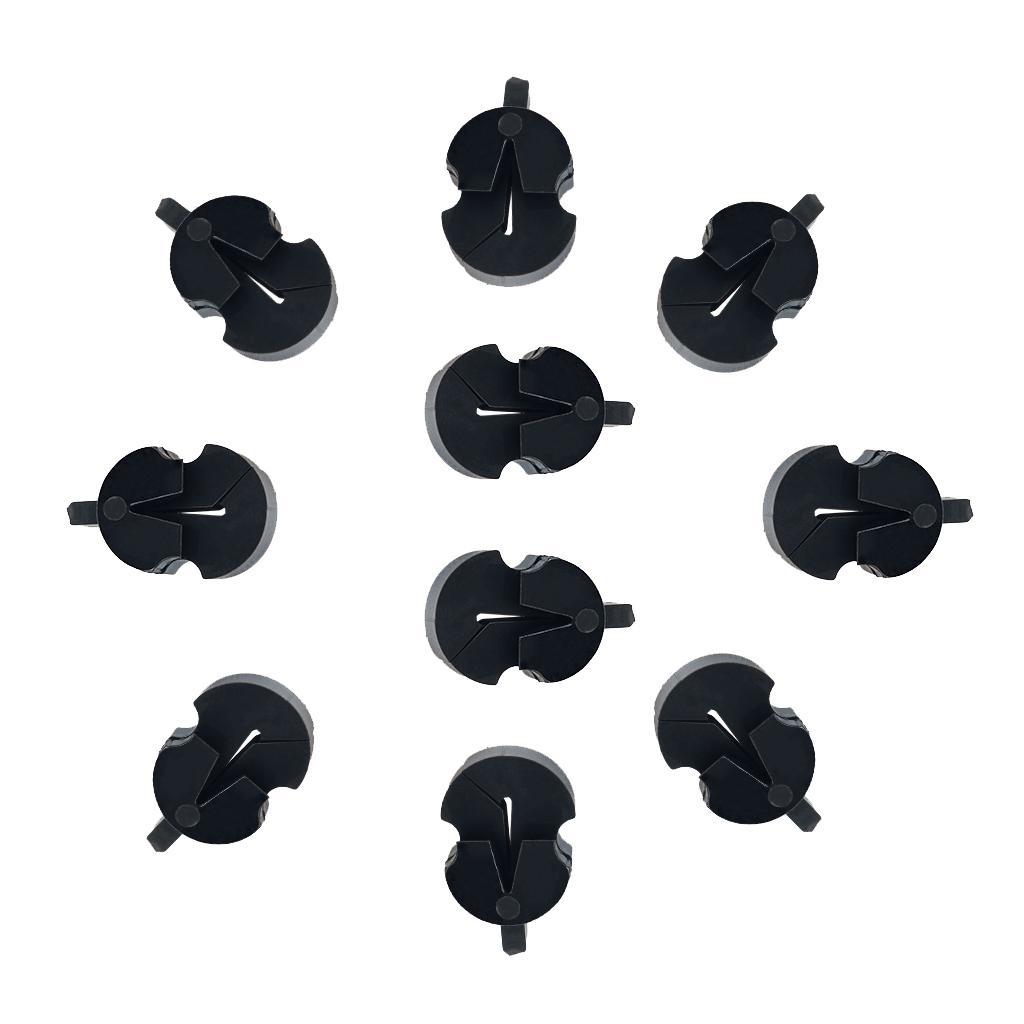 10pcs Rubber Violin Mute for 1/2 3/4 4/4 Fiddle Training Practicing