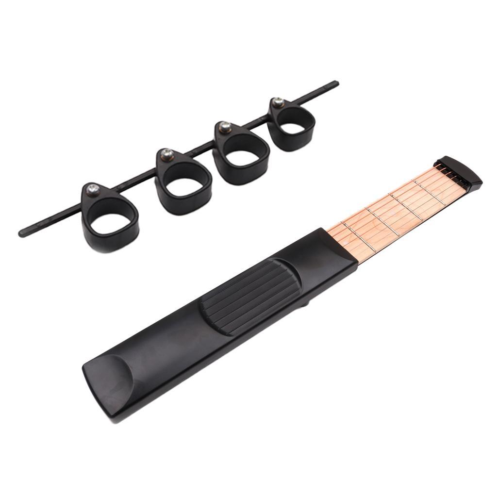 Portable Pocket Guitar Finger Trainer, with Storage Bag Wrench Screwdriver