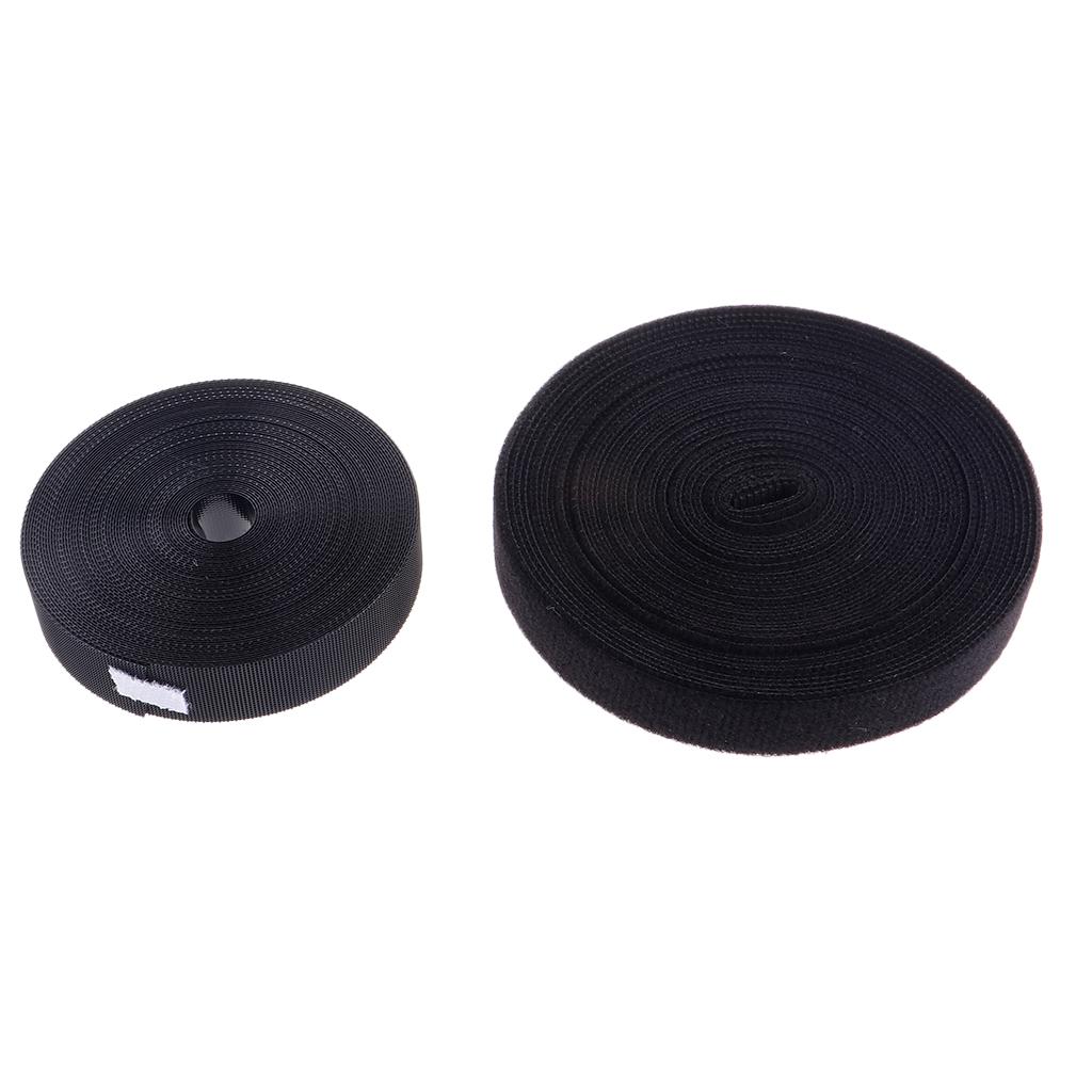 1.94M*20mm Sticky Self Adhesive Hook And Loop Tape Fastener Strip Solid