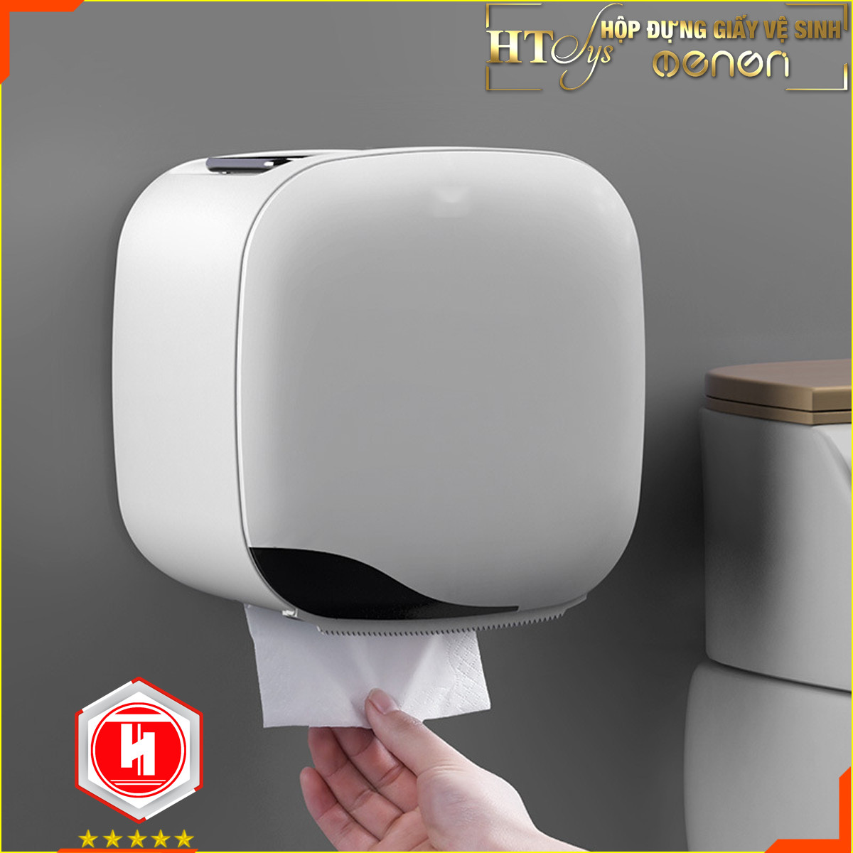 Hộp đựng giấy vệ sinh dán tường đa năng HT SYS