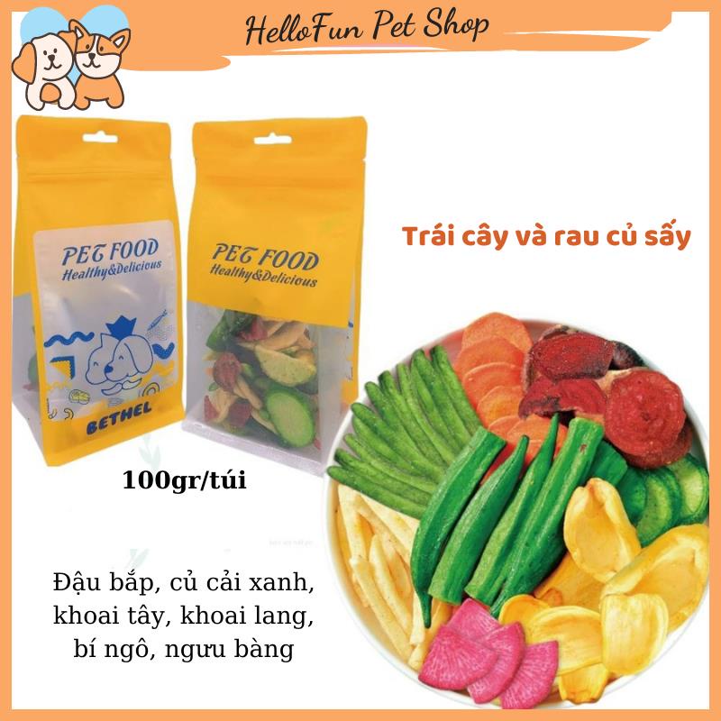 Bánh thưởng phô mai béo ngậy, giàu dinh dưỡng cho thú cưng (Snack cho chó mèo nhiều vị)