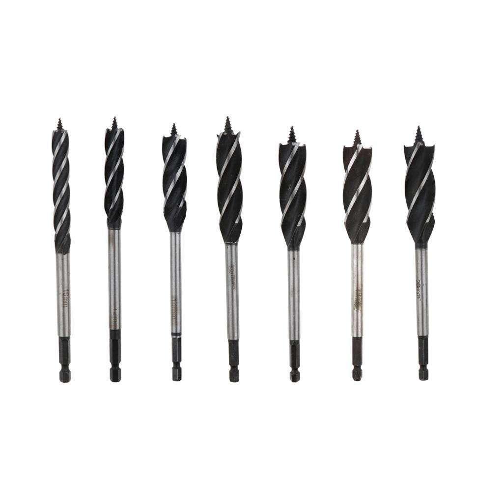 HSS 165mm Brad Point Drill Bit Shank Twist Woodworking Tool 10&amp;12mm