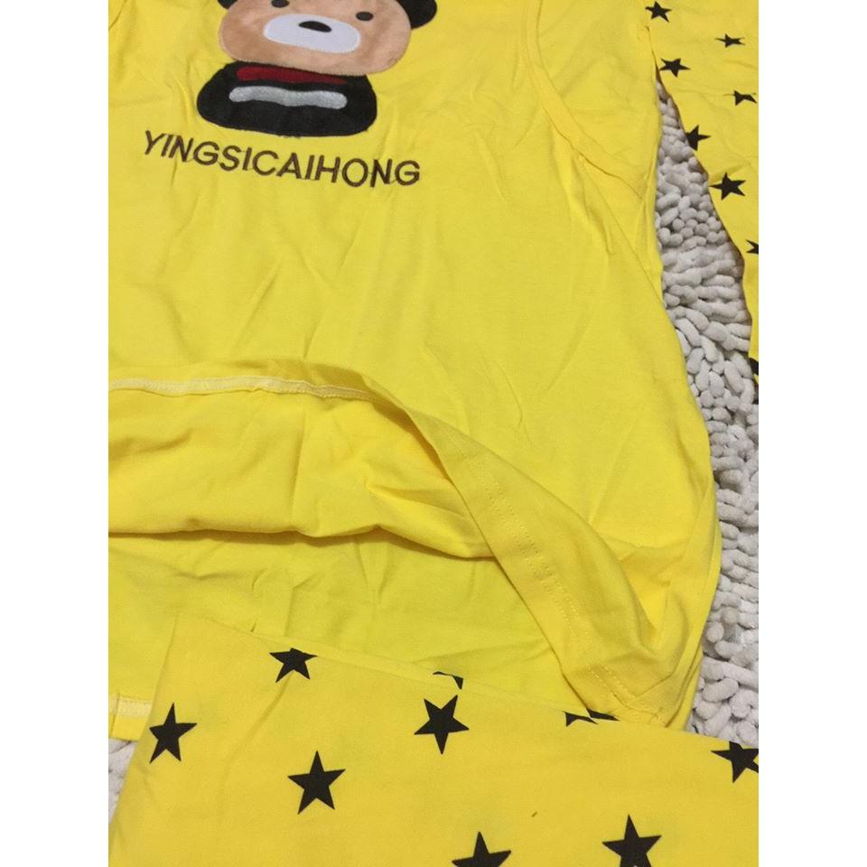 Bộ bầu  dài tay mặc nhà cho con bú