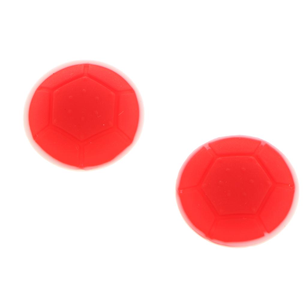 Pair Silicone Joystick Thumb Stick Grips Caps  for PS4 PS3 Xbox 360 Red