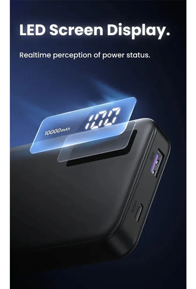 Pin sạc dự phòng Ugreen sạc nhanh hai chiều 10000mAh 20W PB311 25742 - Hàng chính hãng