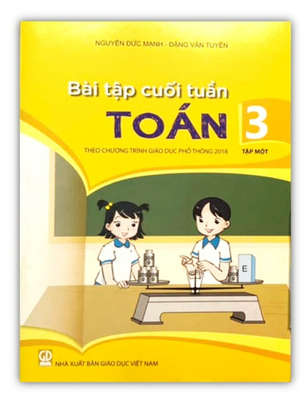 Sách - Bài tập cuối tuần Toán 3 - tập 1