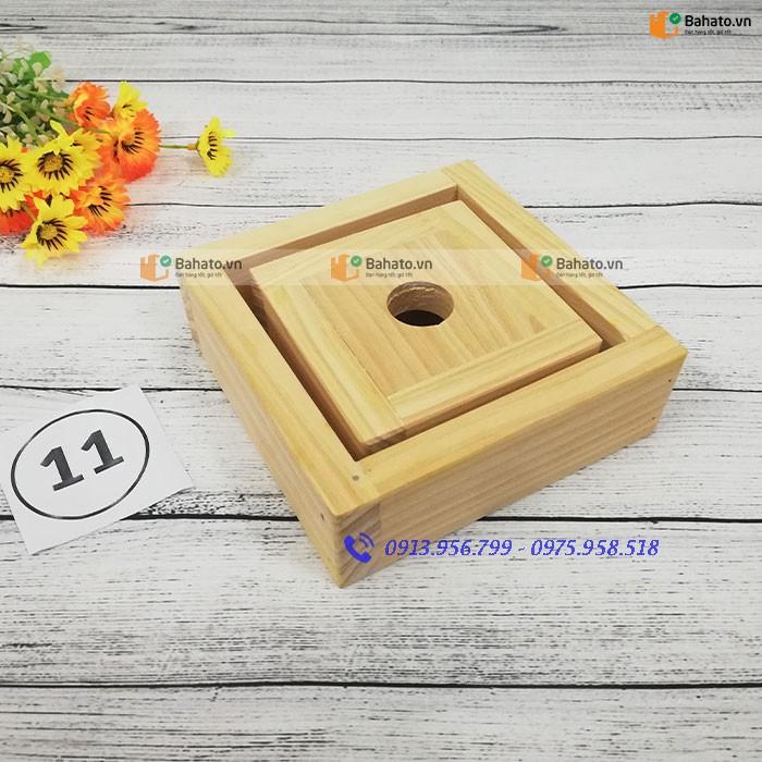 Khuôn Gói Bánh Chưng Thông Minh Bahato 11cm Gỗ Tự Nhiên