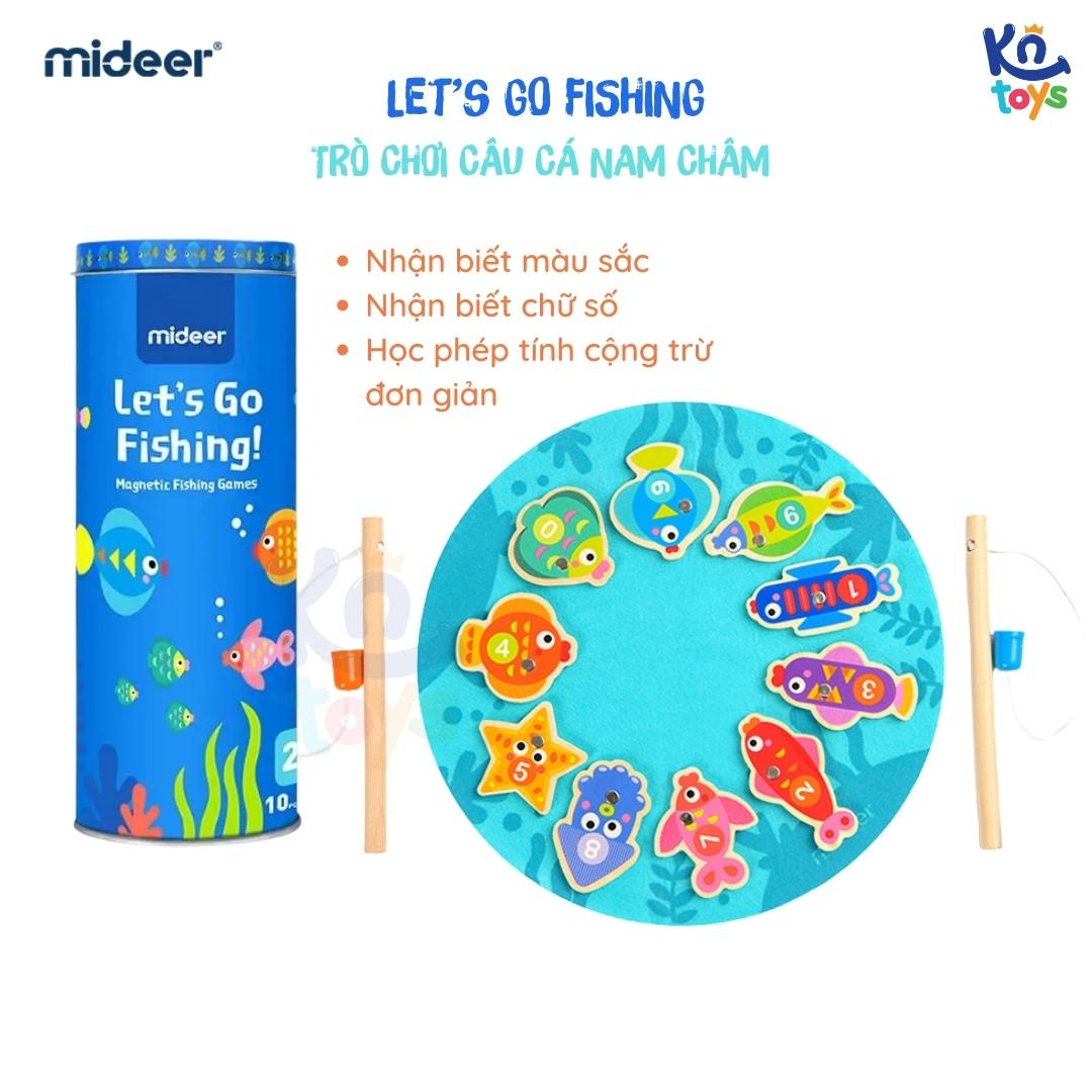 Đồ Chơi Câu Cá Nam Châm Mideer - Let’s Go Fishing! Magnetic Fishing Games MD1085
