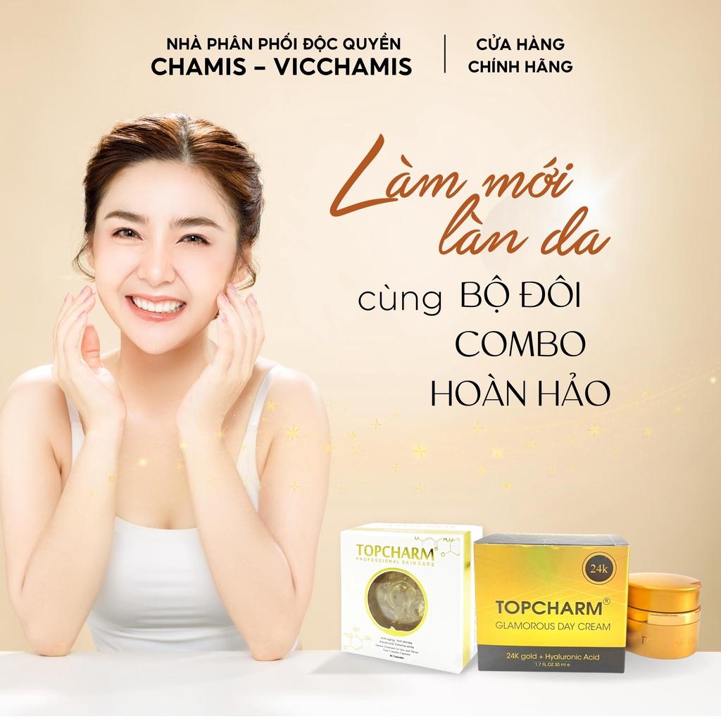 Kem Dưỡng & Serum giảm mờ thâm nám, dưỡng da trắng hồng Topcharm hàng cao cấp