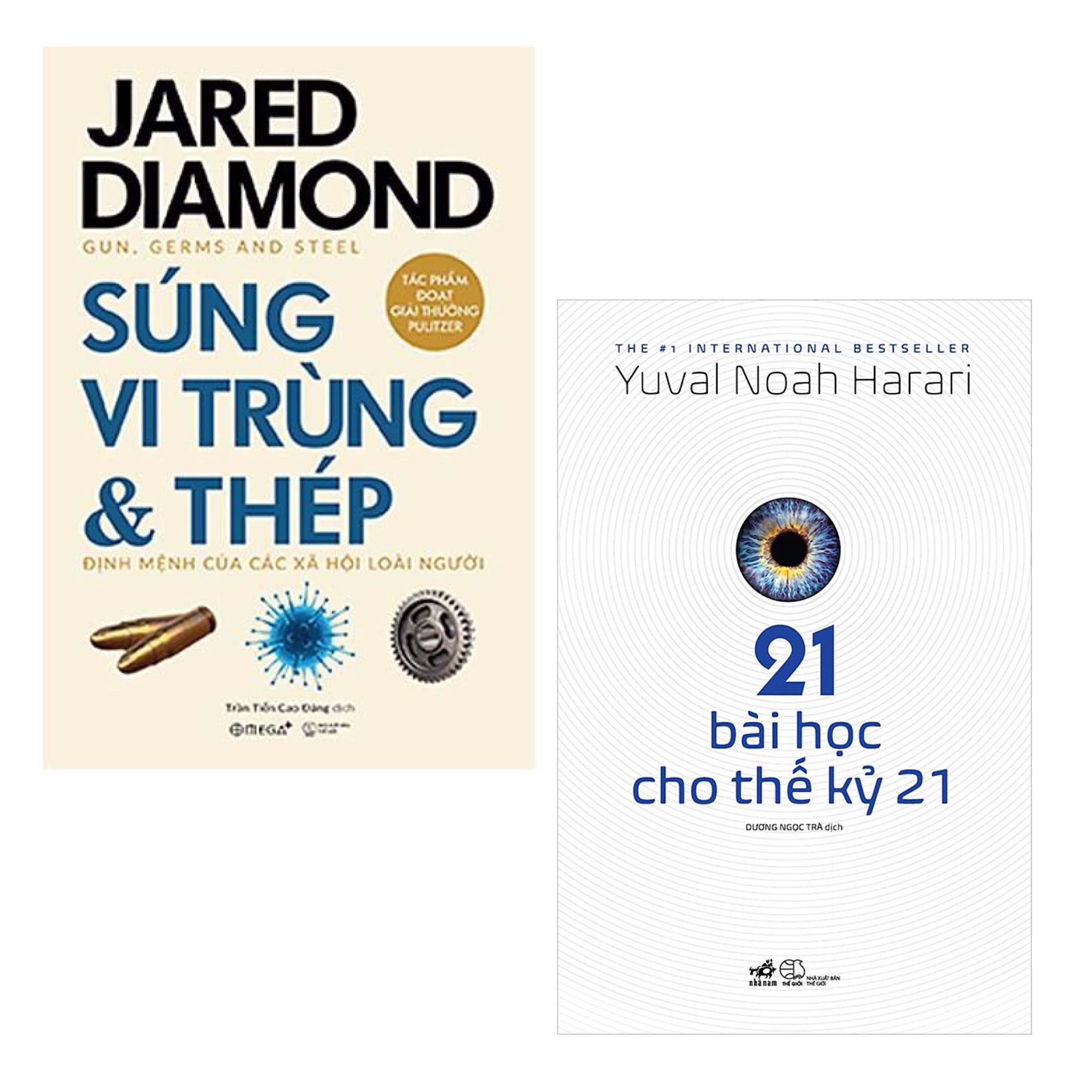 Combo Bất Hủ Về Quá Khứ và Tương Lai: Súng, Vi Trùng Và Thép (Tái Bản) + 21 Bài Học Cho Thế Kỷ 21 / Cung Cấp Kiến Thức Lịch Sử Hàng Nghìn Năm và Thực Tiễn Chính Trị