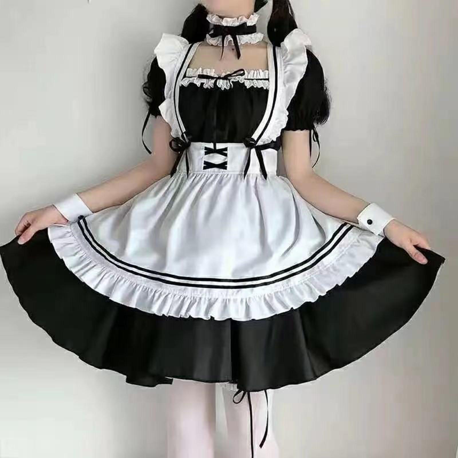 Maid Costume Maid Dresses Classic Japanese Anime Maid Outfit S