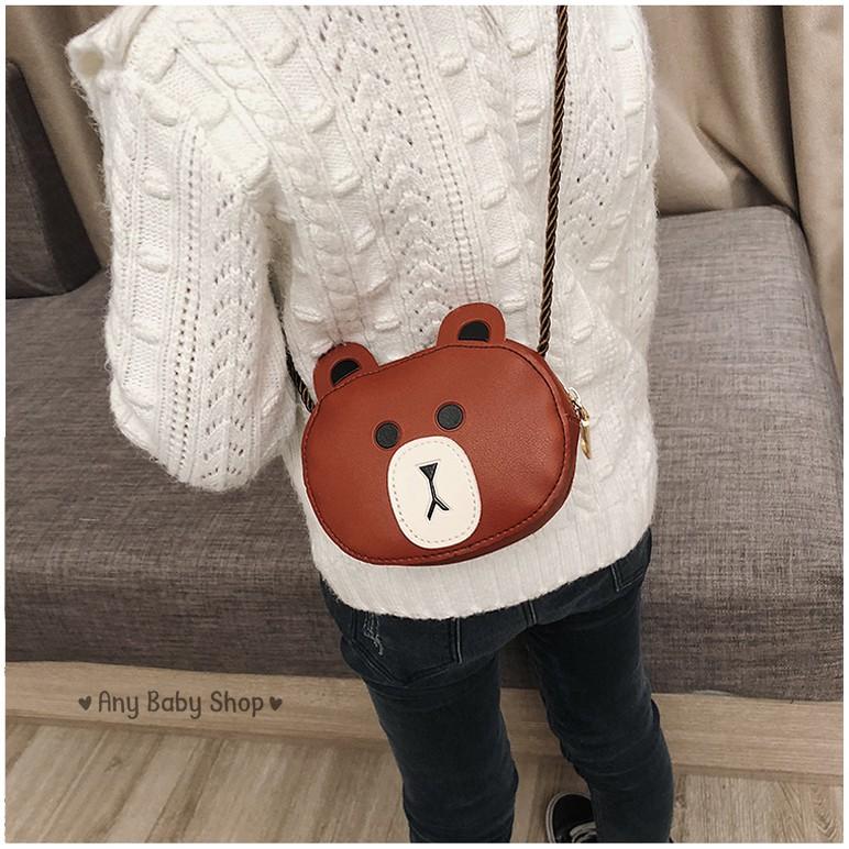 Túi mini đeo chéo bằng da Pu hình thú với nhiều mẫu nhiều màu cực xinh xắn