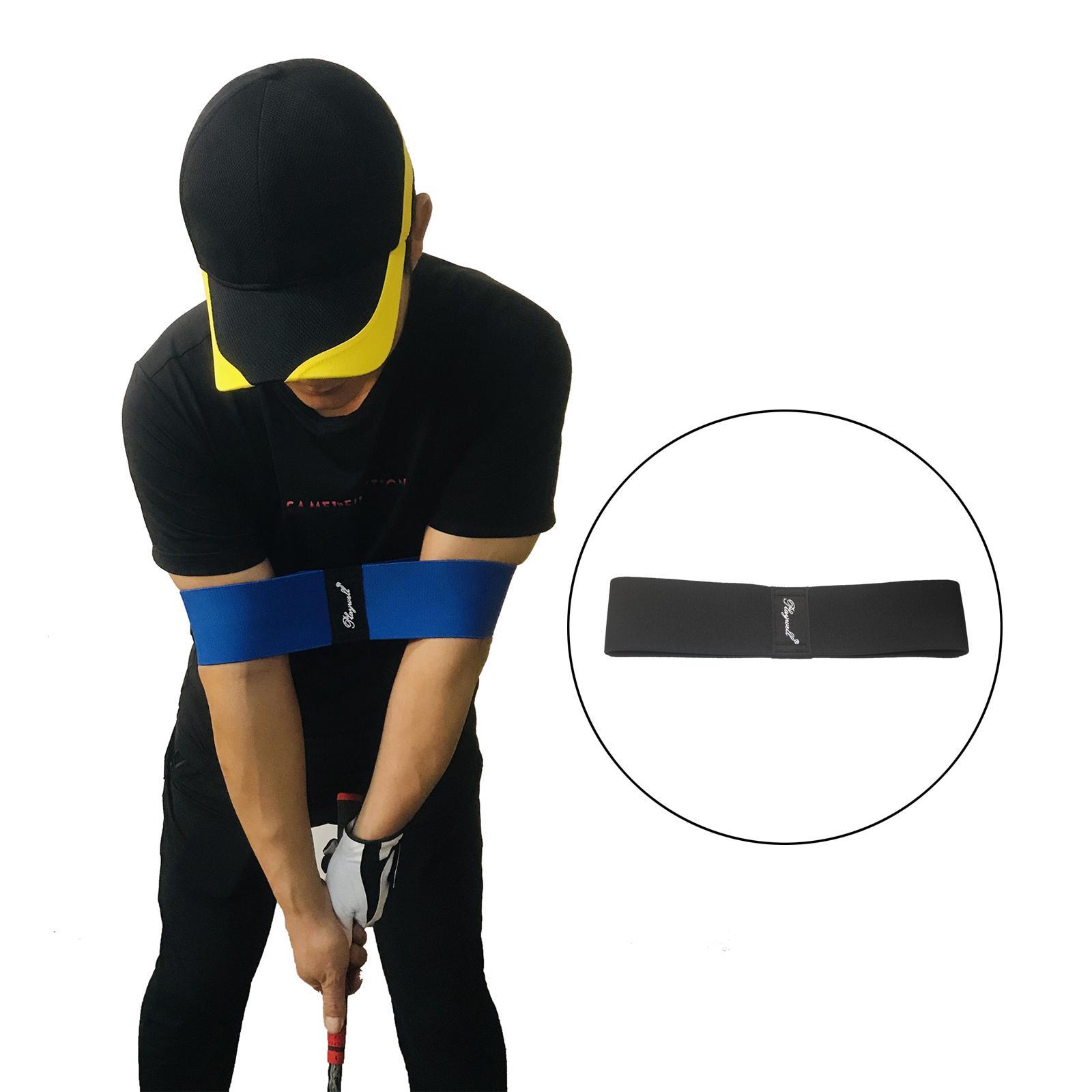Golf Swing Trainer Arm Band Posture Motion Correction Belt, Professional Training Aid mens Womens Golfer Beginner Practice
