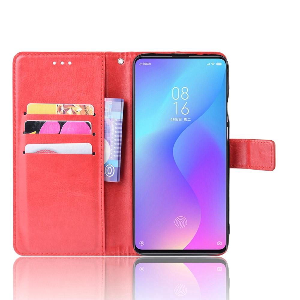 Bao da điện thoại nắp gập có ngăn đựng thẻ cho Xiaomi Mi 9T Pro Mix 3 2 2S Max 3 2 Redmi K20 Pro