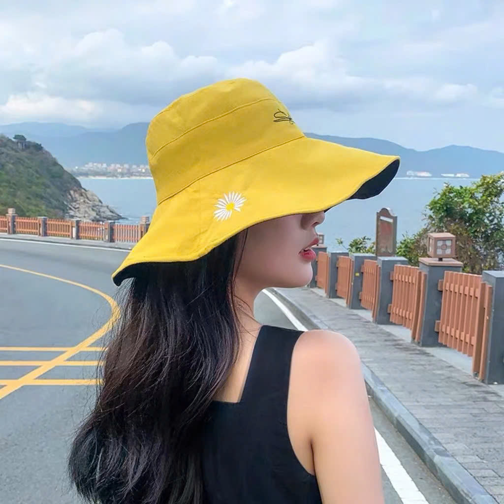 Mũ Chống Nắng Vải Dù Dễ Thương Chất Liệu Bền Đẹp, Thời Trang NÓN CHỐNG NẮNG NỮ