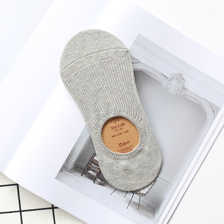 Bộ 5 đôi tất bàn chân nữ Sox Lab Co dãn 4 chiều Size , có đệm silicon ở gót chống tuột