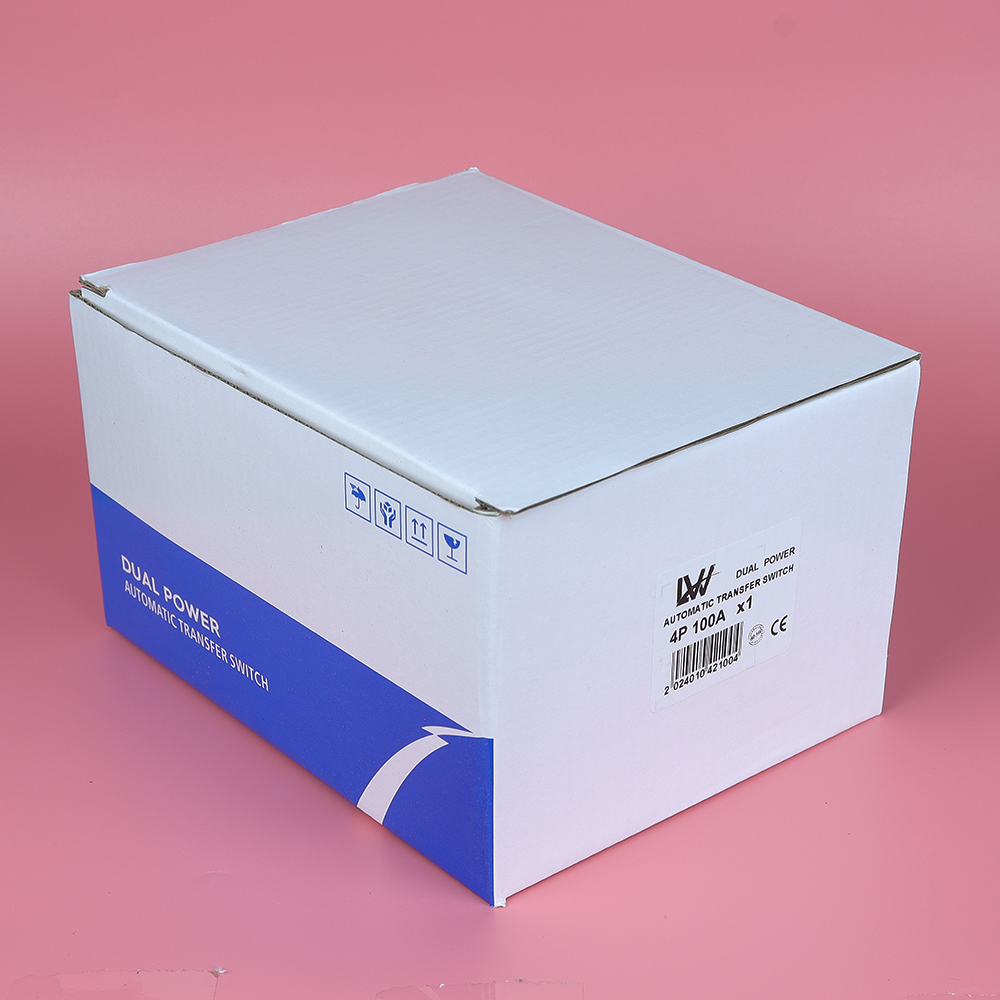 Bộ chuyển nguồn tự động, chuyển đổi hai nguồn điện LW ATS 4P 100A cho điện 3 pha không gián đoạn