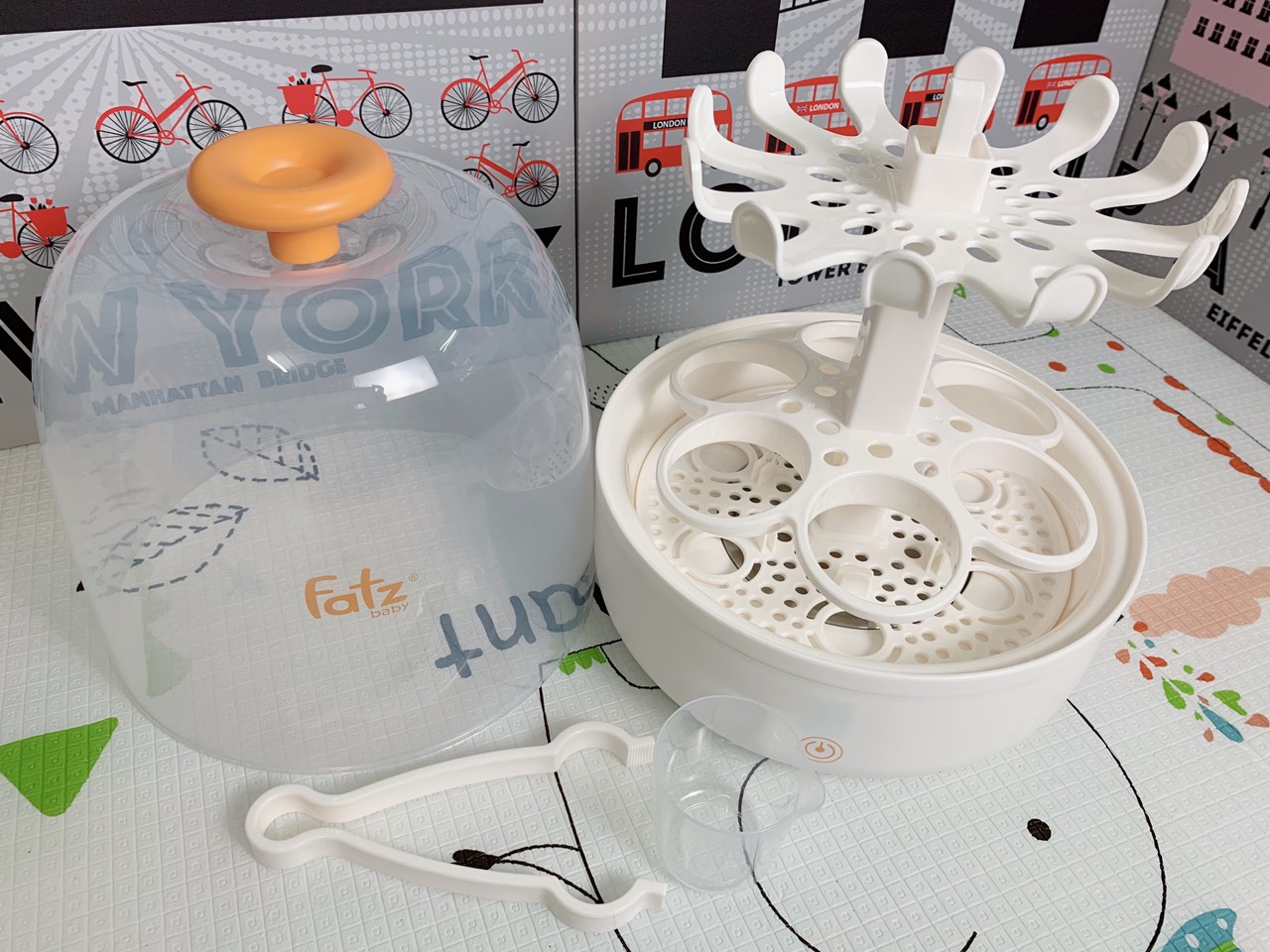 Máy tiệt trùng bình sữa FatzBaby FB403SL