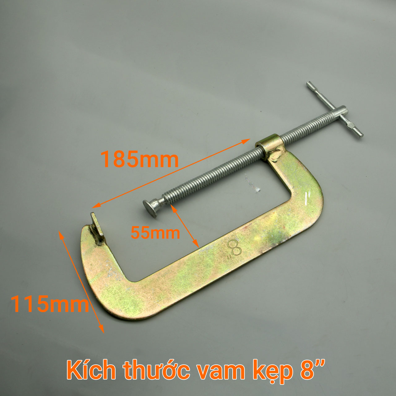 Vam chữ G cỡ 8"